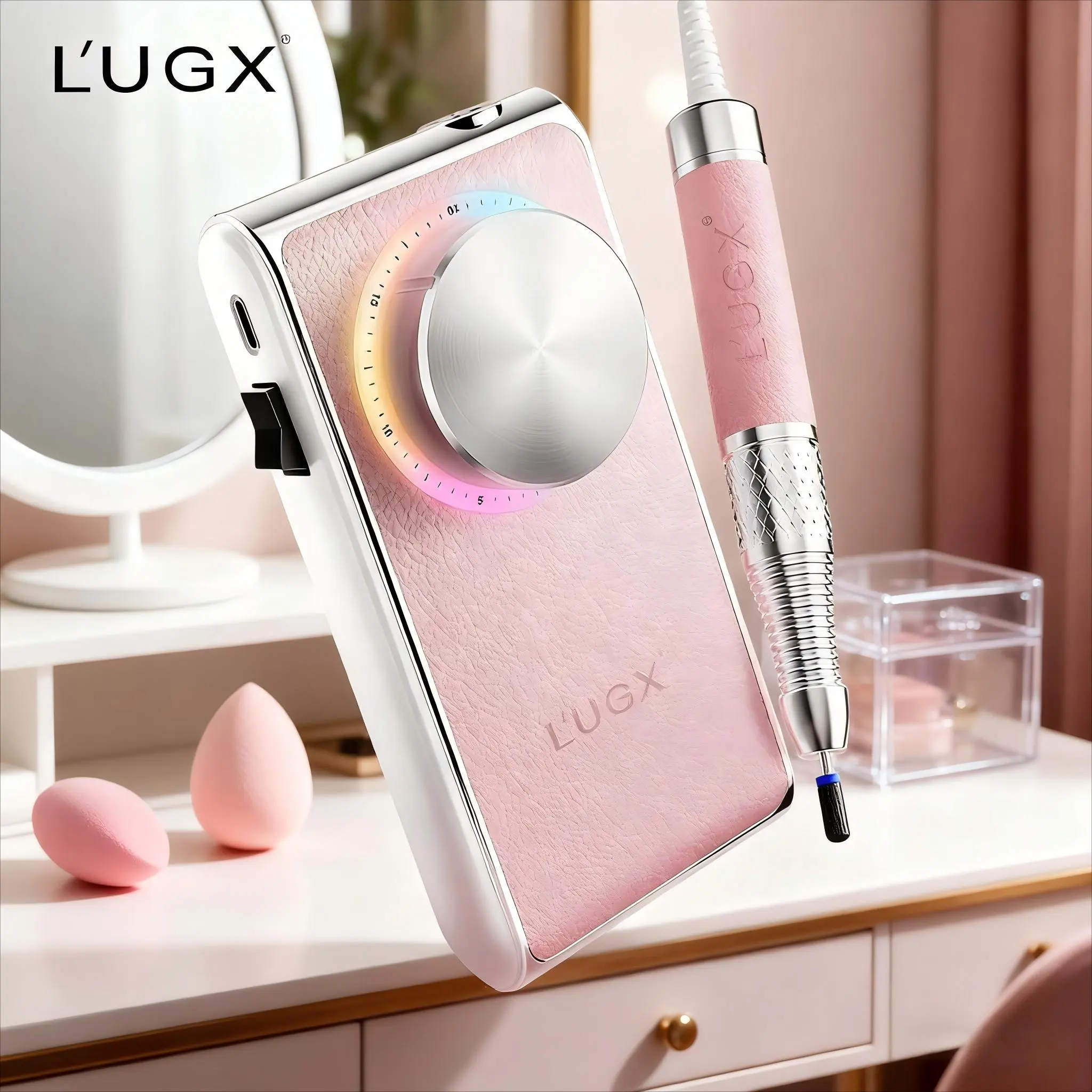 High-Quality Professional Coreless Electric Nail Drill Machine 30000 Rpm, Portable Manicure Equipment, Polishing Tool for Nails, Cordless Nail Drill