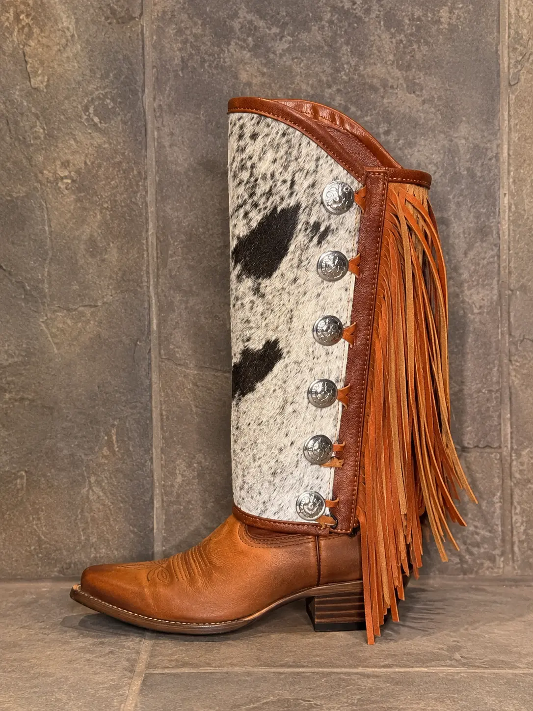 COWHIDE BOOT COVERS / GAITERS
