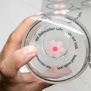 Care Instructions Cups UVDTF Decal  for 16oz cups