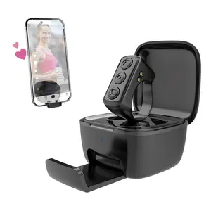 Xring Scrolling Ring Bluetooth Remote Control with A Phone Stand,Remote for Selfie,Video Record,Music Control,ebook for iPhone,iPad,Android,Smartphone，FathersDaygift Summervibes