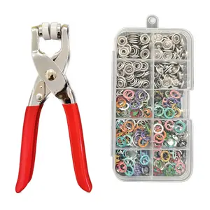 Grommet Pliers Kit Punch Kit the Snap Fastener Kit Grommet Tool Kit US