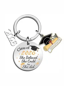 Graduation Gift Stylish Keychain for Her 2026, High School University Graduates, Cute Cartoon Character Design, Perfect Gift for Women