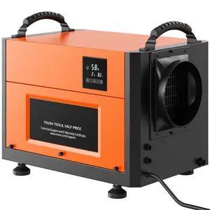 【fathersdaygift】VEVOR 156 Pints Commercial Dehumidifier with Drain Hose for Crawl Spaces, Basements Warehouse & Job Sites, Large Capacity Dehumidifier for Water Damage Restoration, Auto Defrost, CSA Listed