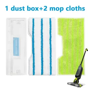 3pcs Reusable Vacmop Replacement Pads, Compatible with Shark Vacmop Vm252 Vm200 Vc205 Vm250, Wet and Dry Mop Pads for Hardwood Floor Cleaning, Reusable Mop Head, Mop Accessories