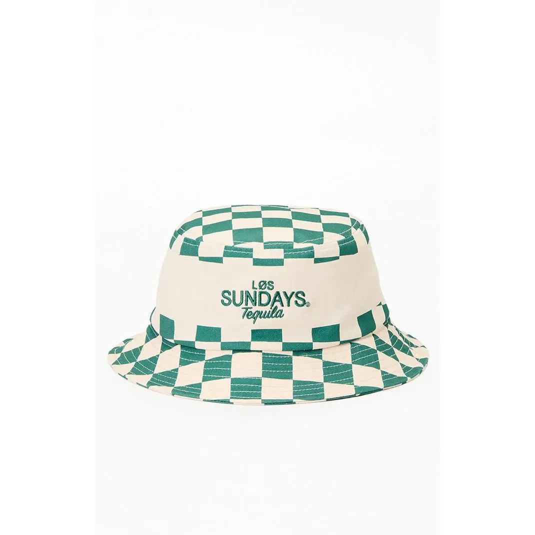 Los Sundays Men's Plaid Tequila and Tennis Bucket Hat
