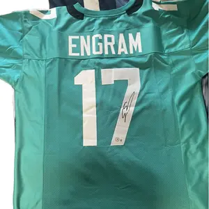 Evan Engram PSA certified signed custom jersey