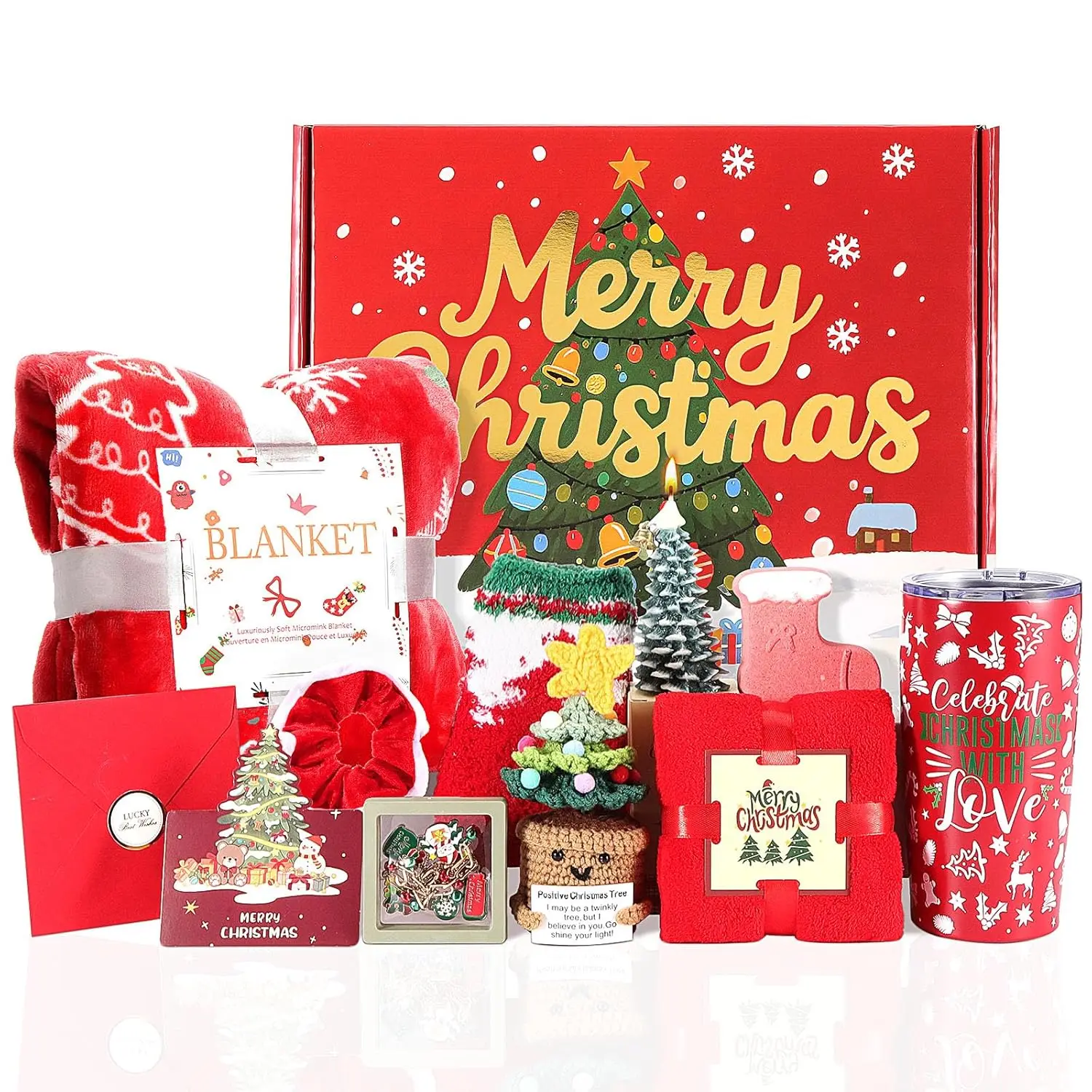Christmas Gifts for Women 2025 – Christmas Gift Basket for Women Mom Wife Grandma Daughter Sister Girlfriend Best Friend Coworkers Teacher Nurse Her, Christmas Gift Set Christmas Holiday Gift Box