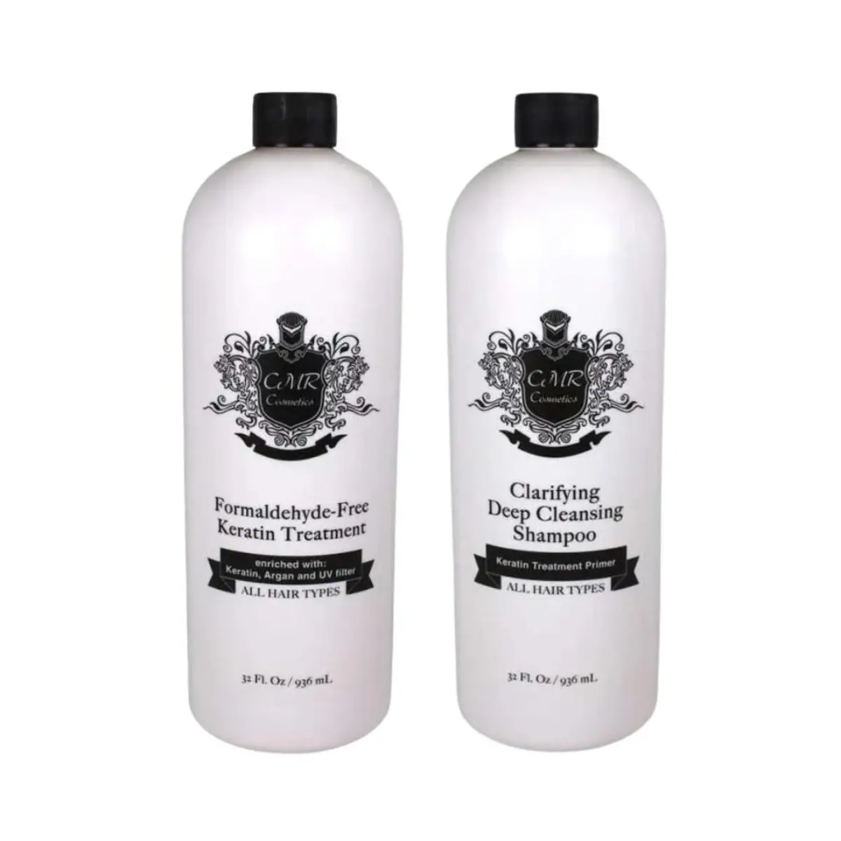 CMR COSMETICS Formaldehyde-Free Keratin Care, Clarifying Deep Cleansing Shampoo) Kit for all hair types