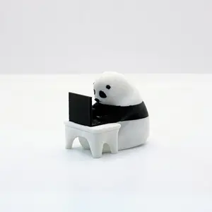 Coder Panda Bear | Perfect Gift for Engineers | Figurine