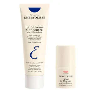 Embryolisse - Cult Skincare Routine - Lait-Crème Concentré 2.54 fl.oz & Radiant Eye Stick 0.15 oz