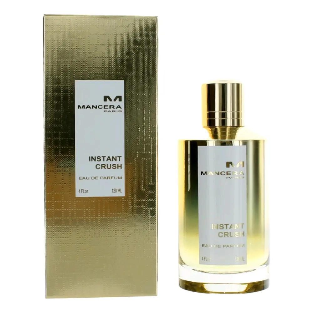 Mancera Instant Crush Eau De Parfum Spray - Intense, Luxury High-End, Fragrant Unisex Fragrance, Modern & Versatile, Spray on Skin, 4 fl oz/120 ml