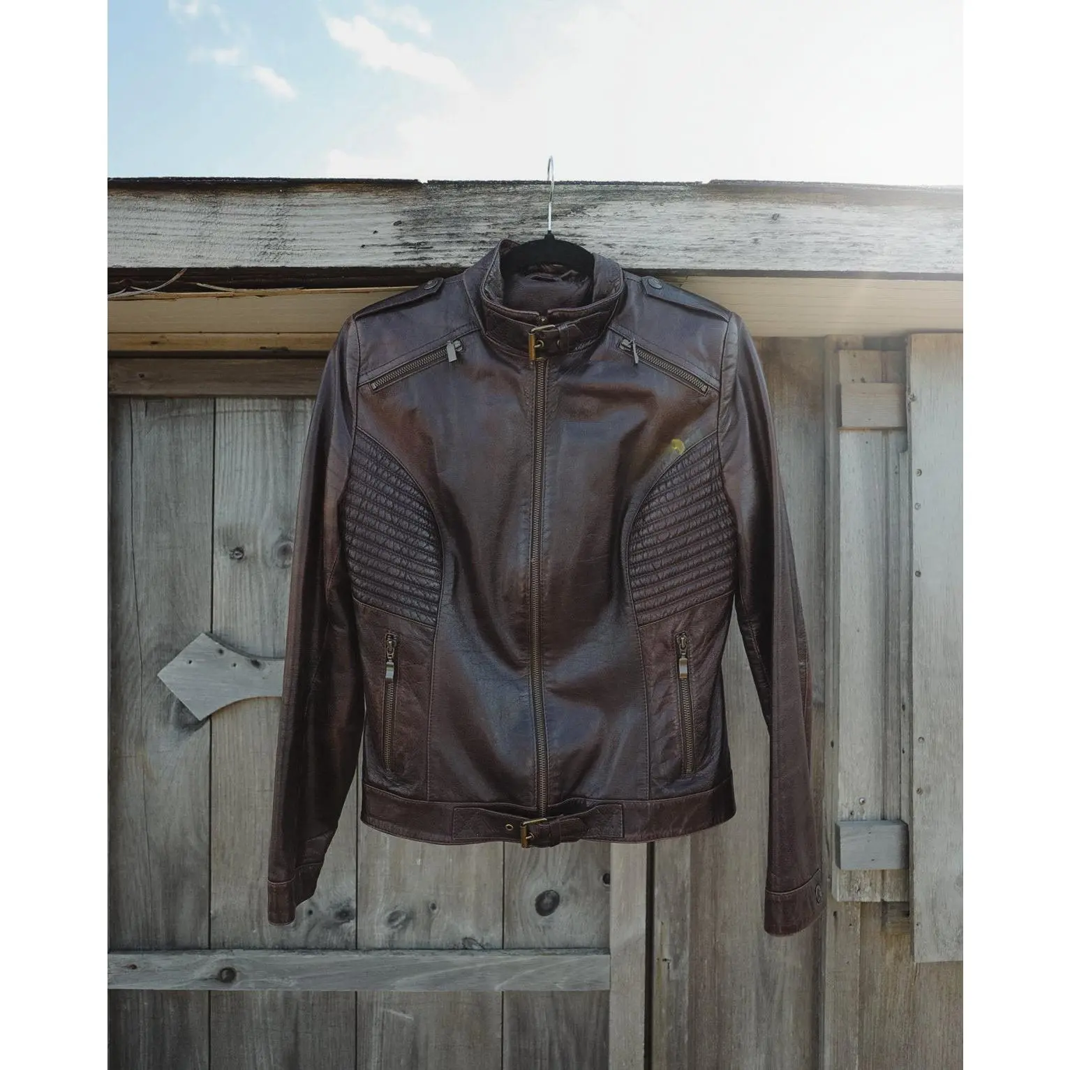 ITALIAN LEATHER MOTO STYLE JACKET