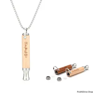 Sacred AUM Mantra Necklace, Meditation Sound Flute Pendant, 528Hz Luxury Minimalist Geometric Jewelry For Mindfulness Relaxation And Daily Wear