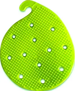 Vegetable Scrubber Brush : Double Sided Fruit and Vegetable Scrubber - Multi Use: Potato Scrubber - Carrot Brush - Trivet - Jar Opener by Cestari Kitchen