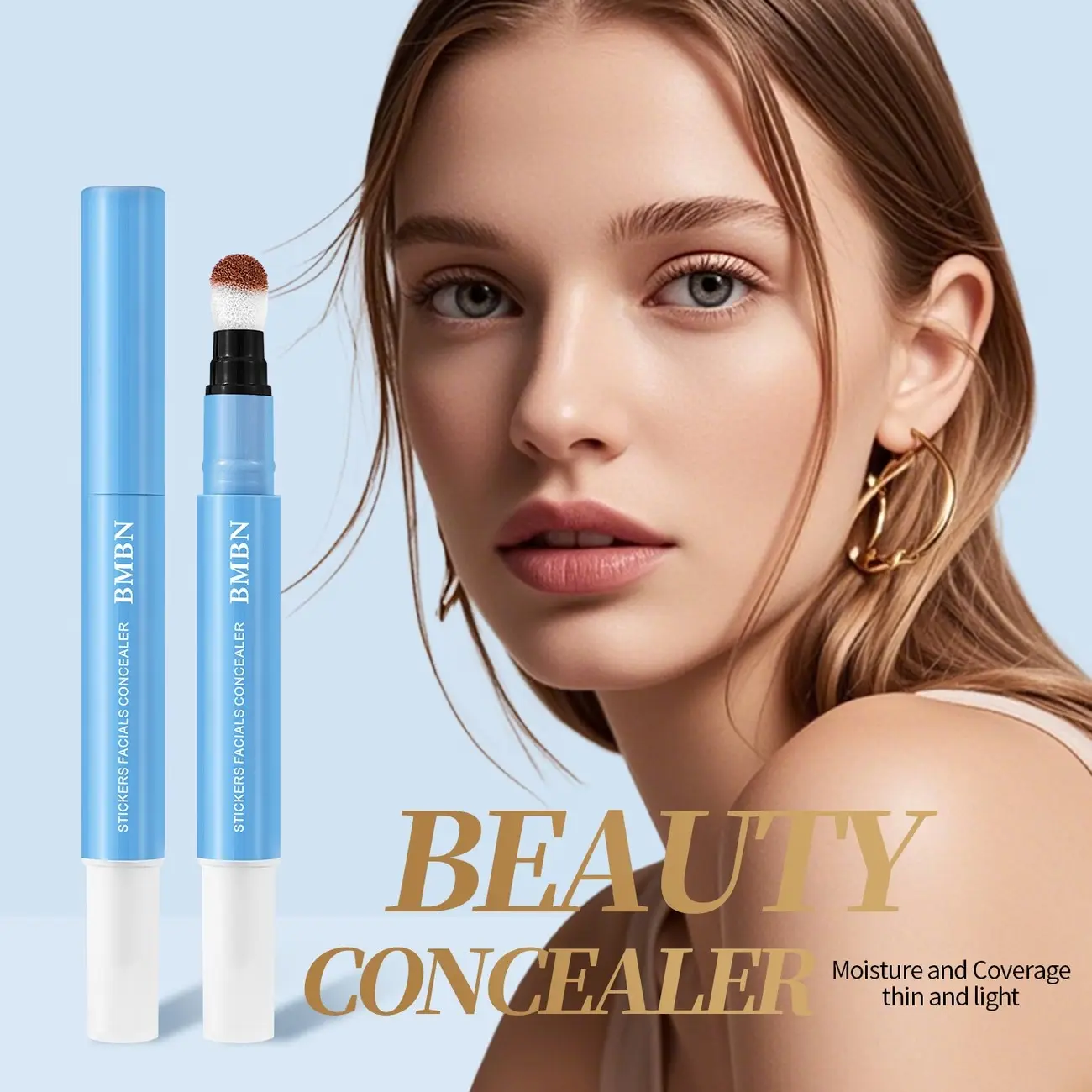 Perfect Skin Long Lasting Full Coverage Concealer Cream Natural Finish Hide Freckles Scars Tattoos Waterproof Moisturizing Hydrating Makeup Concealer Pen Foundation Makeup for All Skin Tones Multi Shade Formula No Smudge Long Wear