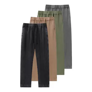 Unisex Oversized Plus Size Solid Thermal Lined Casual Pants - Drawstring Waist Loose Relaxed Fit Comfy Trousers Ideal for Fall Winter Daily Wear, Thrift Flip Projects & Trendy Outfits