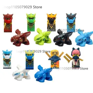 New Anime Cartoon TV Dragons Ninja 20S Toy Lloyd Jay Kai Zane Nya Cole Bricks Building Blocks for Kids DIY Gifts