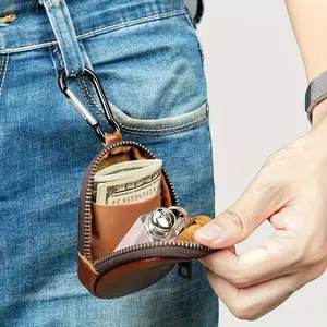 Luxury Retro Key Wallet, 2026 New Unisex Multi-Purpose Storage Pouch, Zipper Pouch Wallet, Holds Earbuds, Keys, Coins, Small Wallet, Coin Purse, Soft PU Leather