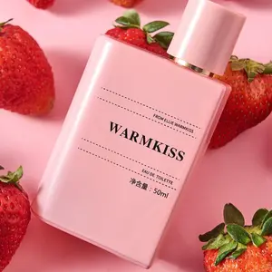 Women's Warm Kiss Perfume Eau de Toilette, 1 Piece Long Lasting Fruit Floral Scent Fragrance for Daily and Dating Use, Perfect Gift for Perfume Lovers, Aromatic Fruity Fragrance, Fruity Sweet Fragrance, Citrus Rose Vanilla, Floral Fragrances