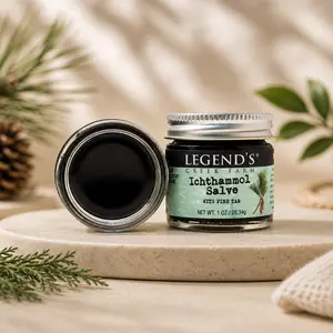 Ichthammol Pine Tar Drawing Salve Deep Muscle Balm Ointment