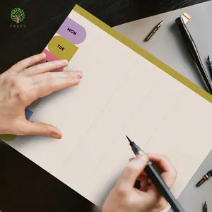 Weekly To-do List Planner, 1 Count Minimalist Weekly Planning Notebook, Daily Schedule Notebook, Office Stationery & Supplies