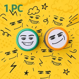1 PC Roblox Stamp, Cute Emoji Stamp, Reusable Sticker Label and Instruction Stamp, Customizable Rubber Stamp, Fun and Useful, Small Quirky Design, Perfect for Journaling and Note-Taking, Office Supplies and Daily Stationery, Emoji Stickers