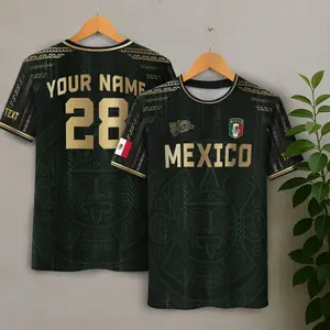 Personalized Mexican Jersey Soccer, Custom Name & Number Mexican Soccer Jerseys, Custom Mexico Soccer Jersey