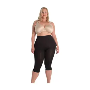 Memoi High-Waist Tummy Control Shaping Capri Leggings