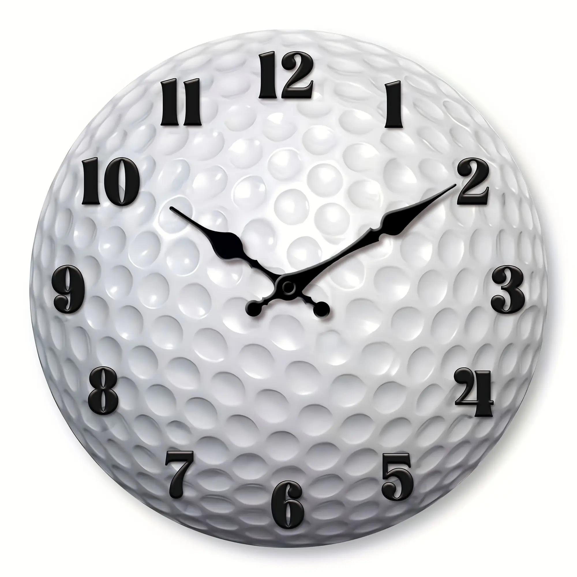 Silent Golf Sports Wall Clock Minimalist Design Indoor Home Decor Gift for Sport Fans # GolfWallClock # SportsDecor # SilentWallClock # MinimalistHomeDecor # GolfGift # SportFanGift # LivingRoomDecor