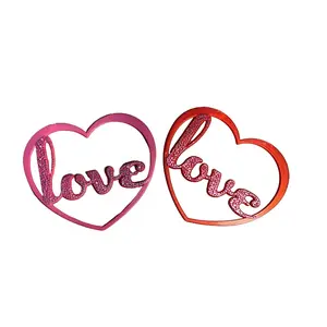 Heart Valentines Day Cake Topper