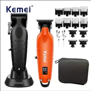 Keme Km-2293/km-2296 Hair Clipper Kit, Hair Trimmer Set, Cordless Clippers Set, Men's Electric Professional Hair Trimmer, Lithium-Ion Battery, New Personal Care Appliance, Cordless Trimmer