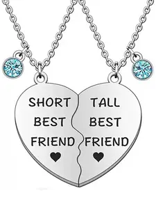 Heart Shaped Stainless Steel Pendant Necklace, Love Necklace, Fashion Jewelry, Friendship Jewelry for Party, Daily Clothing Decor, Trendy All-match & Exquisite Jewelry for Birthday Gift