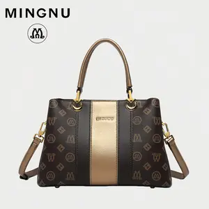 Women's Large Capacity Tote Bag, Designer Style Handbag with Top Handle & Crossbody Strap, Multi-pocket Work Purse, Waterproof Monogram Shoulder Bag for Everyday Use