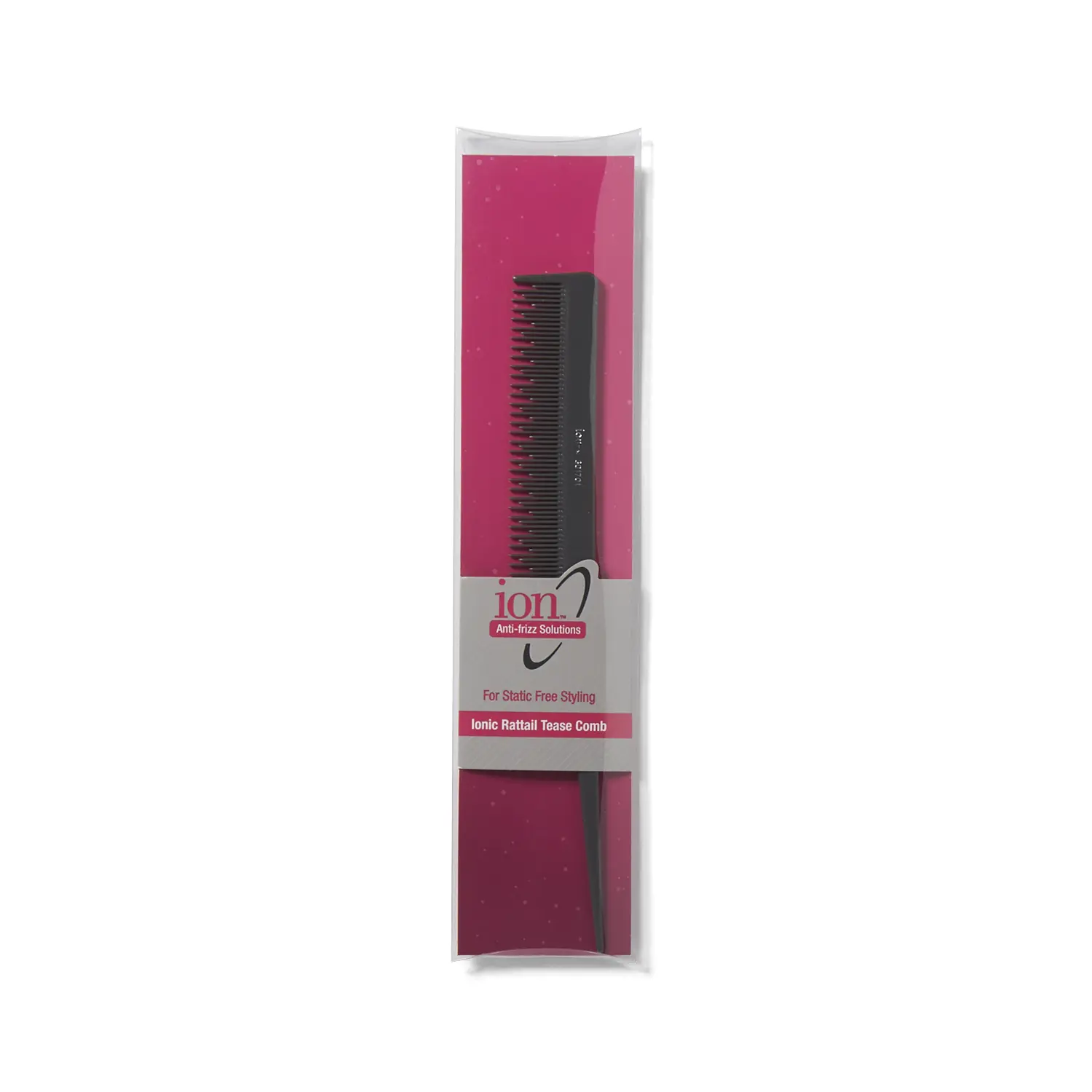 Ion AntiFrizz Rattail Tease Comb