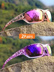 Fashionable Polarized Sunglasses, High Quality Sunglasses, Trendy Casual Tinted Lens Sunglasses for Everyday Use, Fashion Accessories for Outdoor Activities, Tinted Lenses Polarized, Polarized Square Glasses