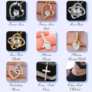 To My Wife Happily-Best Decision" From Your Firefighter -Necklace_04 Beautiful Necklace Christmas Gifts, Jewelry Gifts, Birthday Gifts