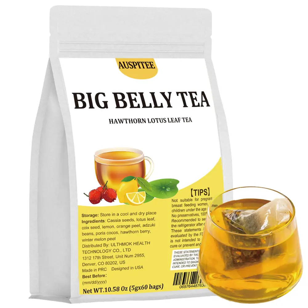 Hawthorn Lotus Leaf Tea 60bags Easy Brew Herbal Blend Holiday Gift Afternoon Tea