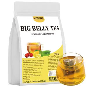 Hawthorn Lotus Leaf Tea 60bags Easy Brew Herbal Blend Holiday Gift Afternoon Tea