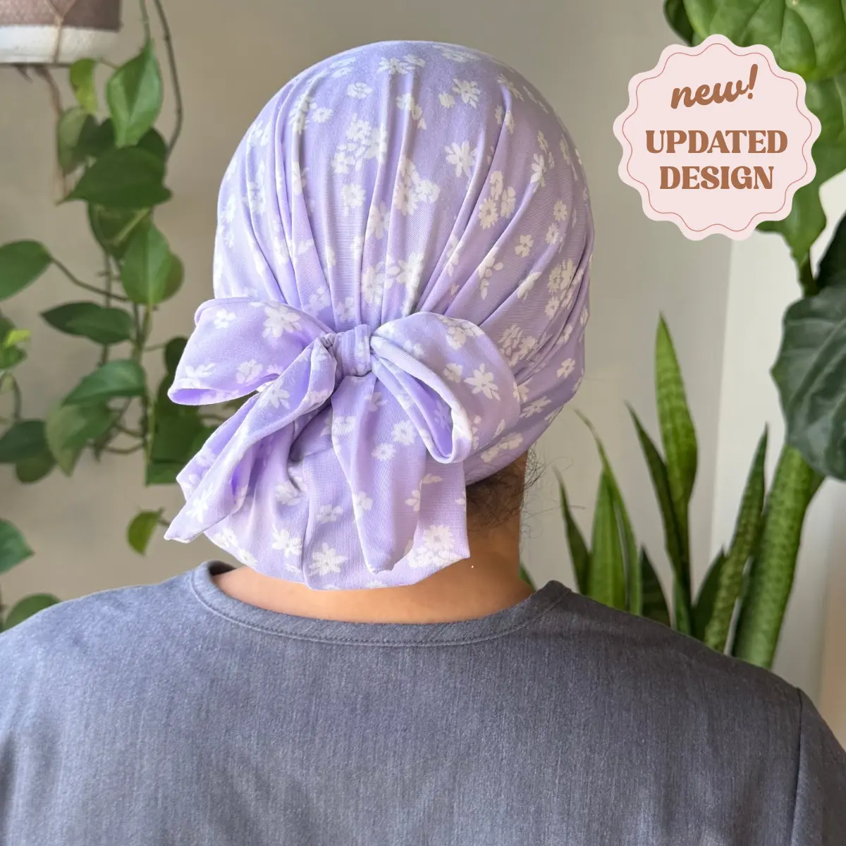 Lavender Dream Modern Scrub Cap