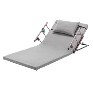 Electric Bed Backrest Adjuster – 300 lb Support, 68° Max Incline, Reinforced Steel Frame, Remote Control, Ergonomic Foam, Adjustable Pillow, Universal Fit 74"*35", Home Hospital Use