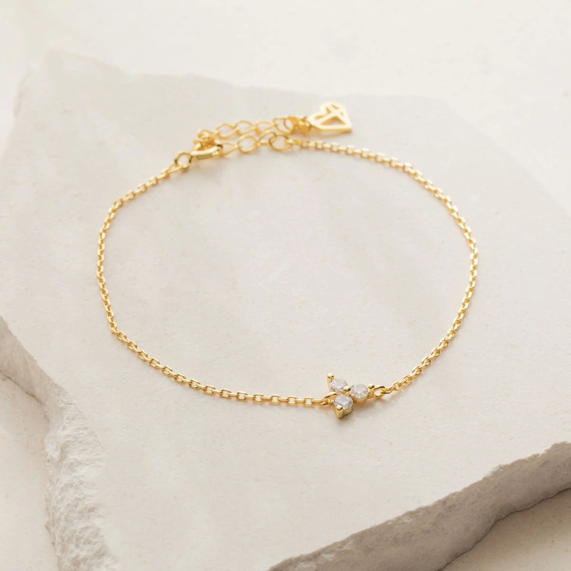 Lily Diamond Bracelet by Caitlyn Minimalist