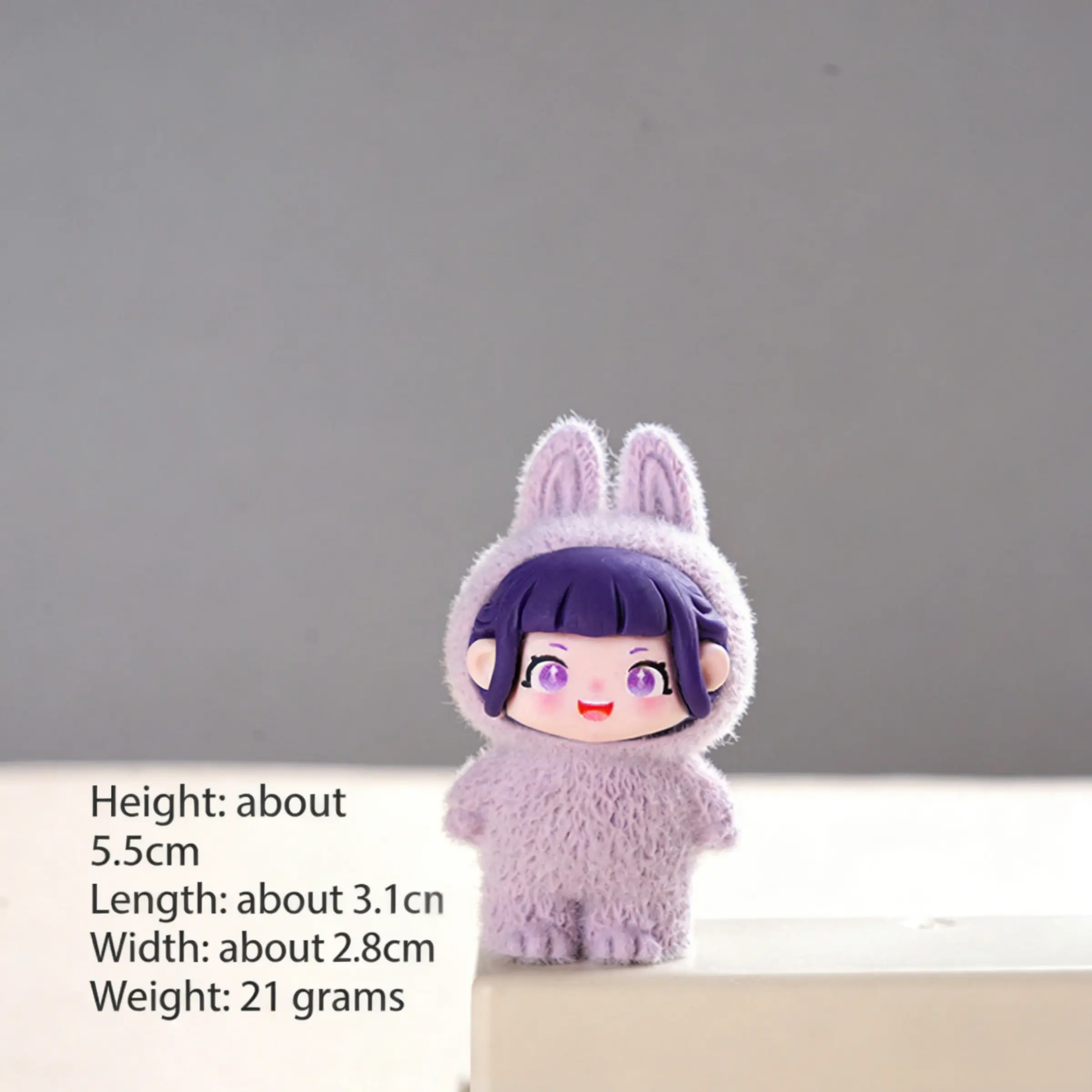 03 Flocked Demon Girl Group - Zoey