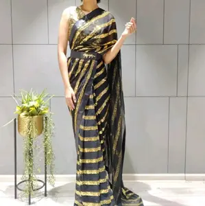Ready to wear Saree with sabyasachi belt! Ready to wear Saree with sabyasachi belt!