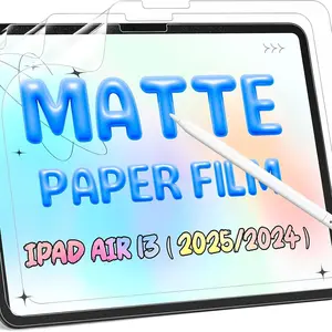 Pack of 3 Paper Film Compatible with iPad Air 6/7/8th Gen 13 Inch (2024-2026, M2 M3 M4) Matte Paper Film Screen Protector Film Anti-Glare Feel Paper PET Screen Protector for Drawing Notes
