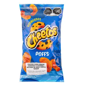 Cheetos Poffs Chips 110g - Cheese Flavored Puffed Corn Snack, 1 Pack, 110 Grams of Snacking Joy