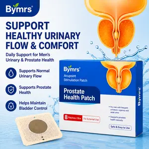 (Buy 1 Get 1 Free) Bymrs Men's Prostate Health Acupoint Patch, Natural Herbal Support for Urinary Flow & Bladder Comfort, Easy-to-Use, 8 Patches/Box