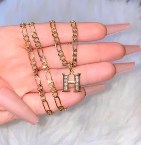 Bling Initial Necklace