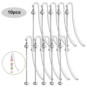 Metal Bookmark, 10pcs/set DIY Blank Bookmark, DIY Bookmark for Reading, Gifts for Readers