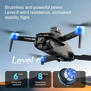 2026 New!!!!! V168 Pro Max drone, equipped with front 4K HD camera,  brushless motor, GPS return, gesture control, 4.5inch screen remote control quadcopter.360°Scrolling, dual lens, foldable design, drone GPS.684 inch height,