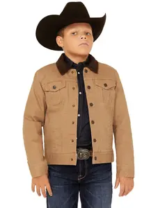 Cody James Boys' ' Ozark Washed Canvas Rancher Jacket - Cbho22o45-Bge